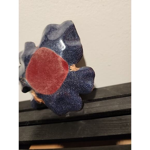 Signed Limoges Guilloche Enamel Trinket Dish 5” Vintage FLAWED - Picture 6 of 8